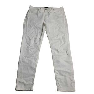 2900 Banana Republic Premium Denim Skinny‎ White 33L